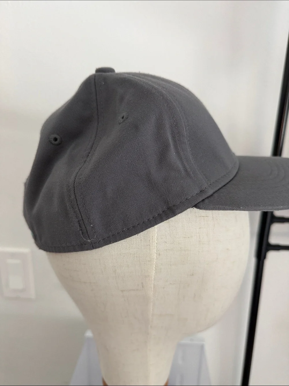 Under Armour Youths Charcoal Hat with Teal Stitching